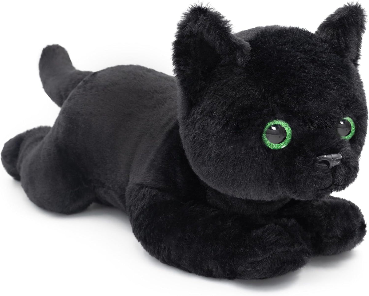 IKASA Peluche de gato negro grande, juguetes suaves grandes y grand...