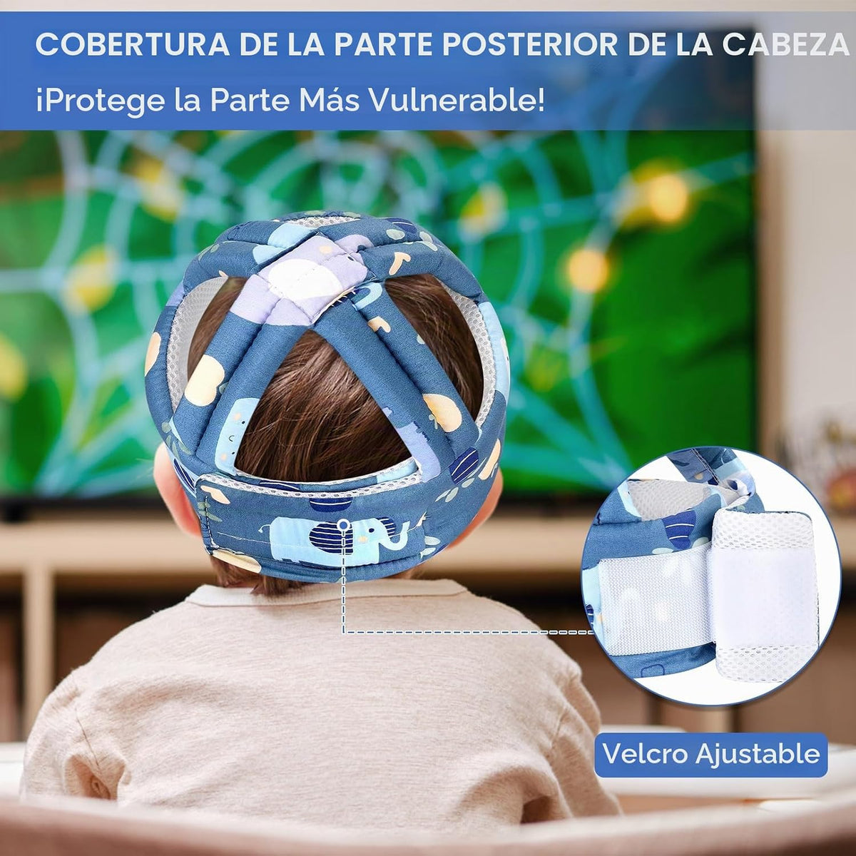 Accmor Casco de bebé para gatear caminando, protector de cabeza par...