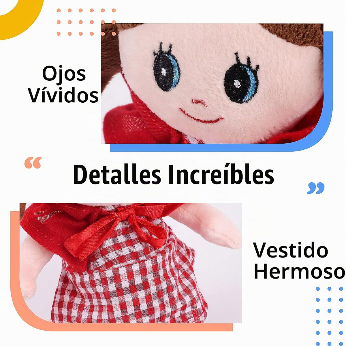 Hopearl Muñeca sonora que habla repite lo que dijiste chica caminan...