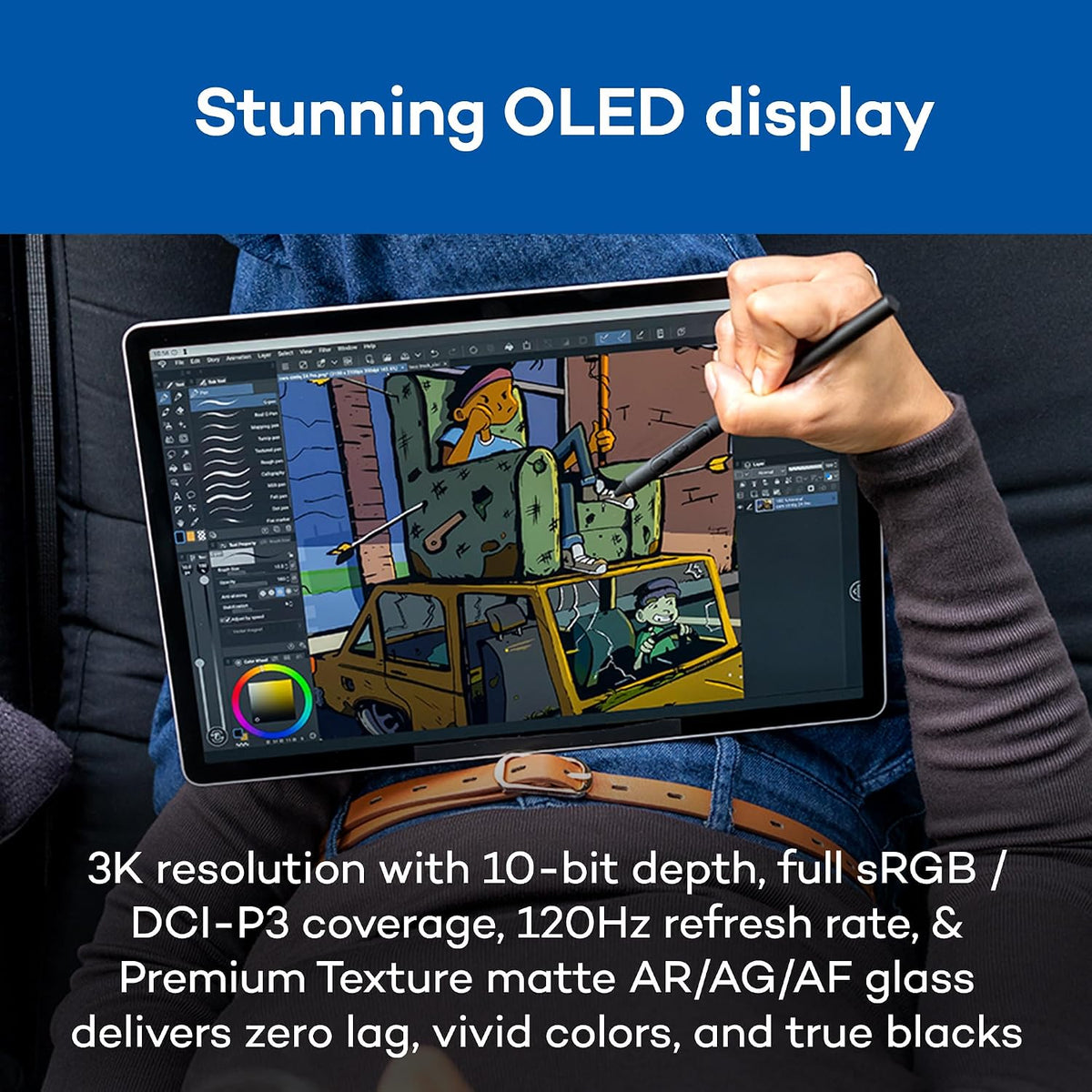 Wacom MovinkPad Pro 14, tableta móvil Android, OLED con ProPen 3 |...