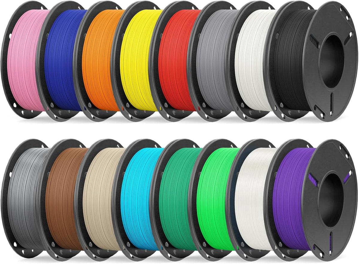 ELEGOO Paquete de filamentos para impresora 3D PLA+ de 0.07 in, 8.8...