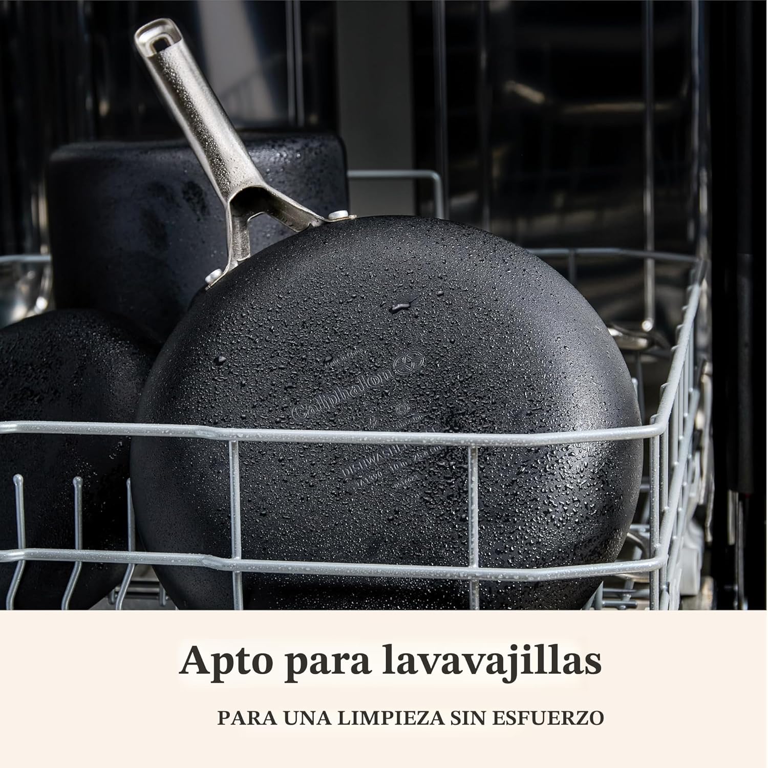 Calphalon® Juego de sartenes antiadherentes anodizadas duras de 8&#...