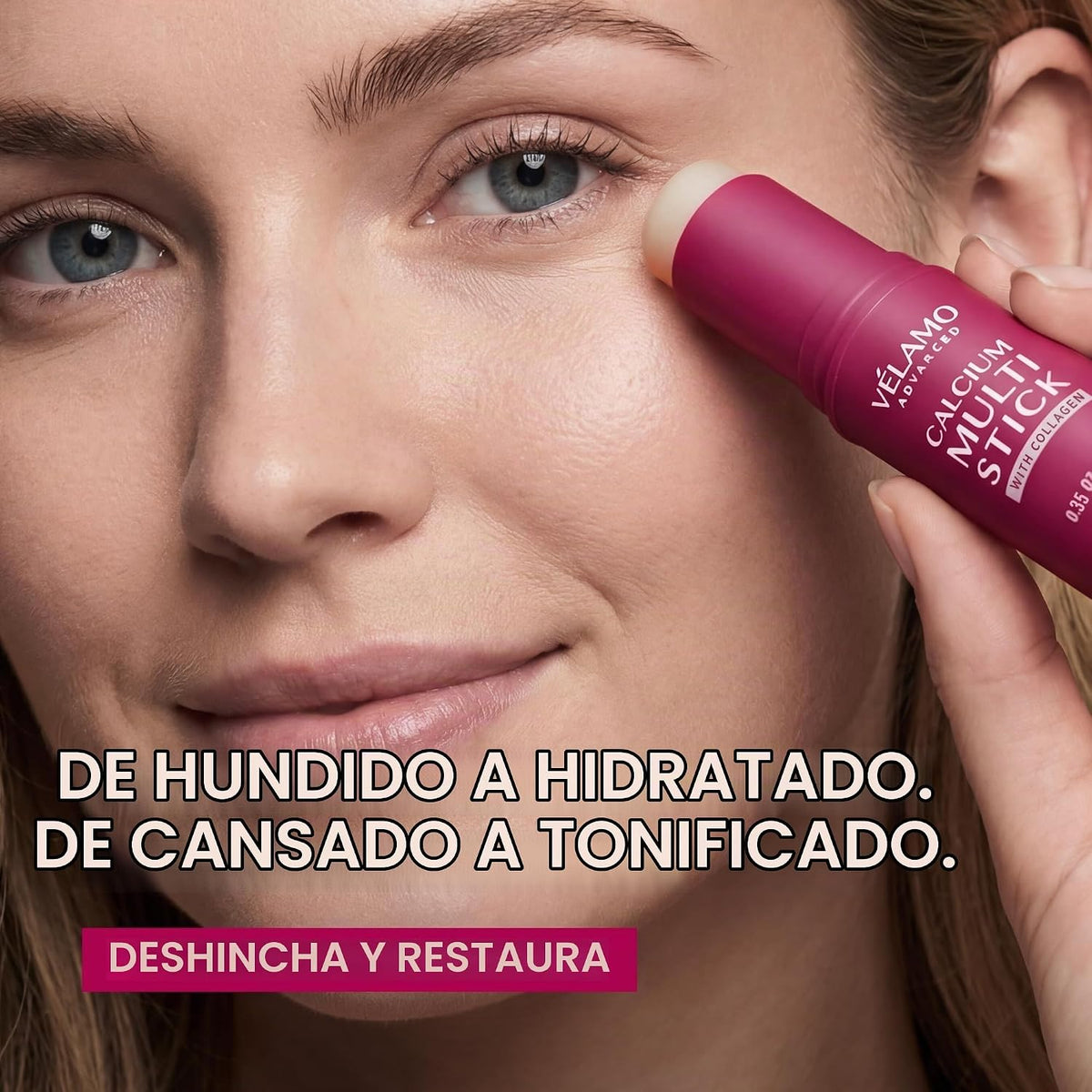 Bálsamo múltiple de calcio para arrugas, debajo de los ojos, la car...