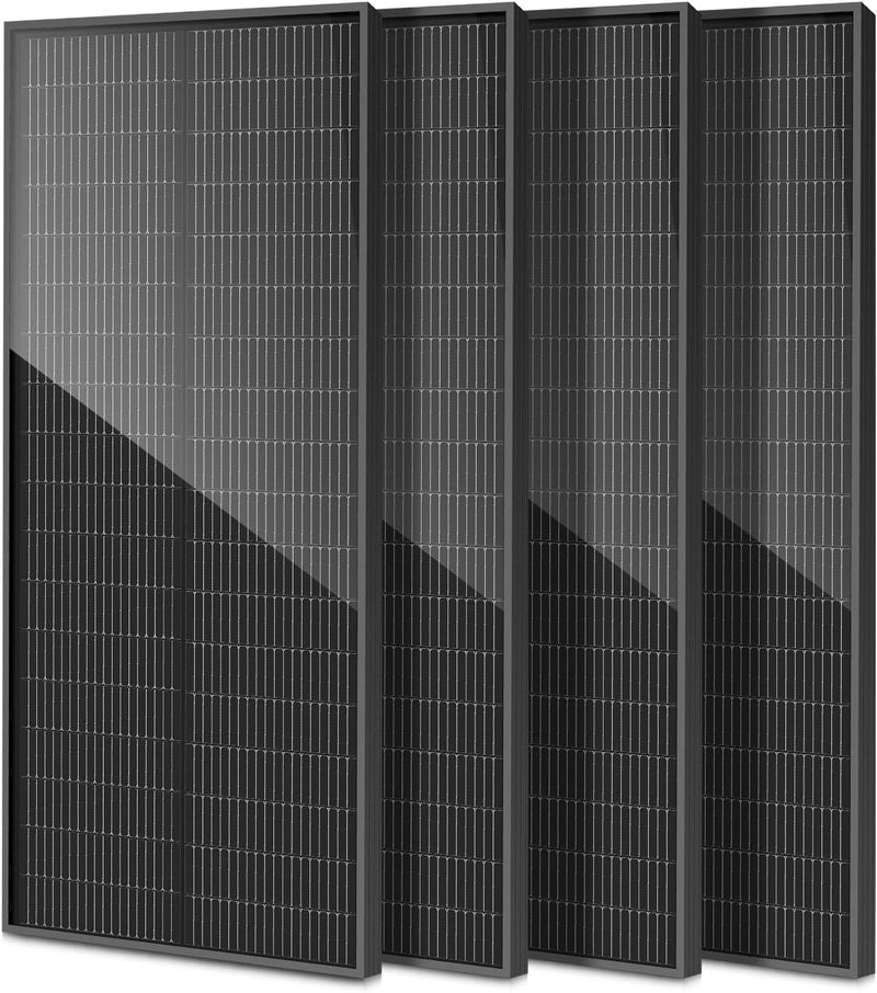 EtnalSolar 100W 4PCS 18BB Panel Solar 12V 25.6% Eficiencia Alta N-T...