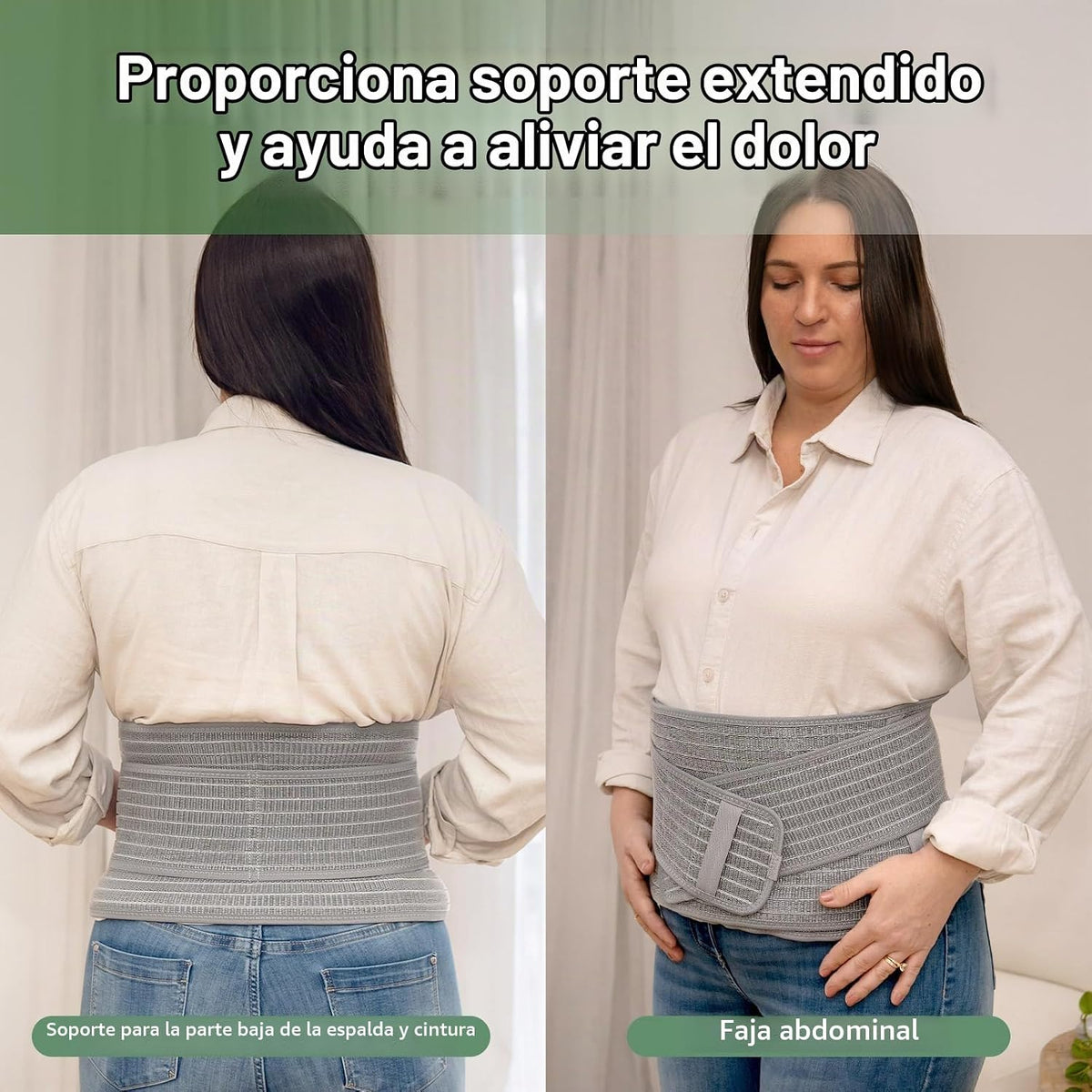 Haakaa - Banda para el vientre posparto, talla M, color gris | Carp...