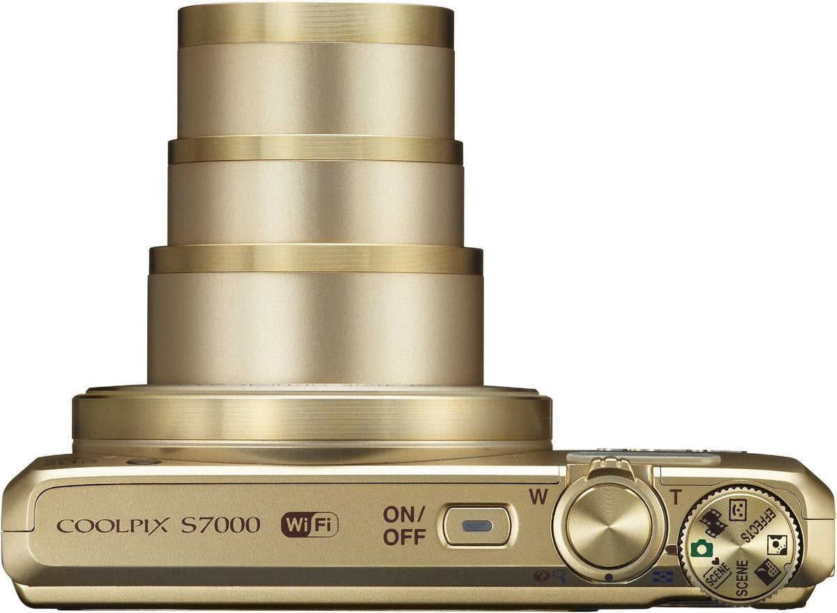 Nikon COOLPIX S7000 Cámara digital (dorado) - Versión internacional...