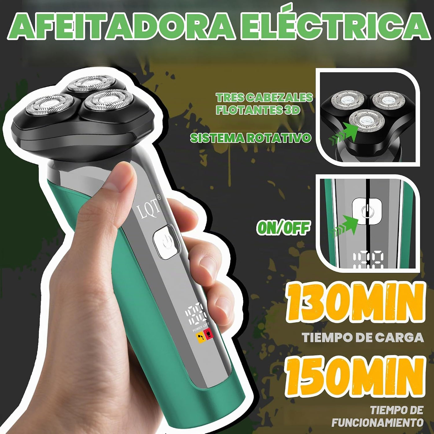 LQT - Cortadora de pelo profesional para hombres, cortadora de pelu...