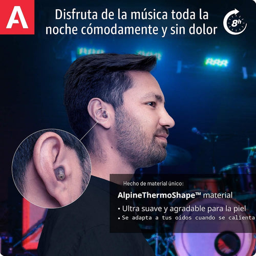 Alpine MusicSafe Pro - Tapones de alta fidelidad para músicos - 3 j...