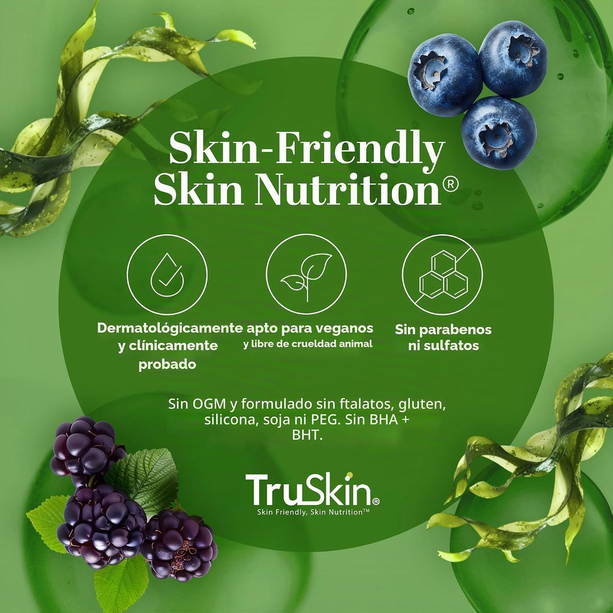 TruSkin Peptide Serum para rostro con tripéptido-29 y ceramidas, 1...