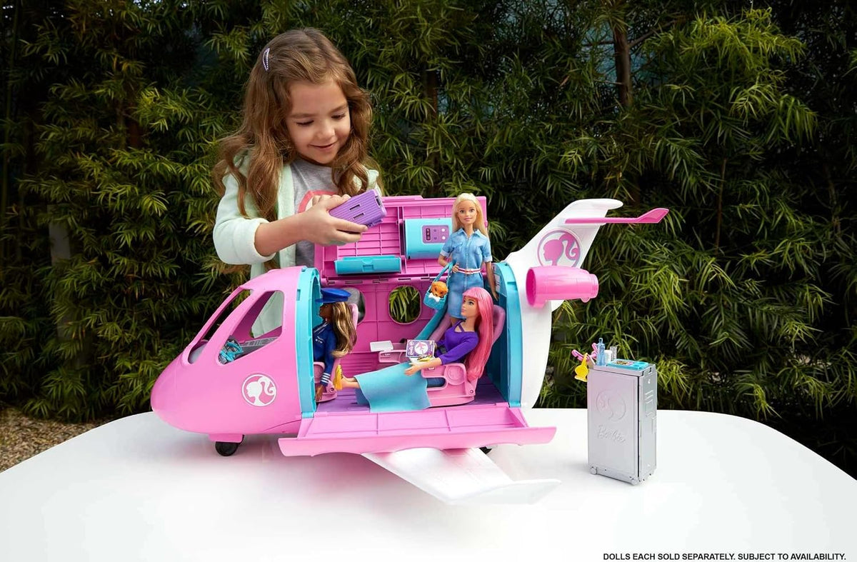Barbie Dreamplane - Juguetes de avión | Más de 15 accesorios que in...