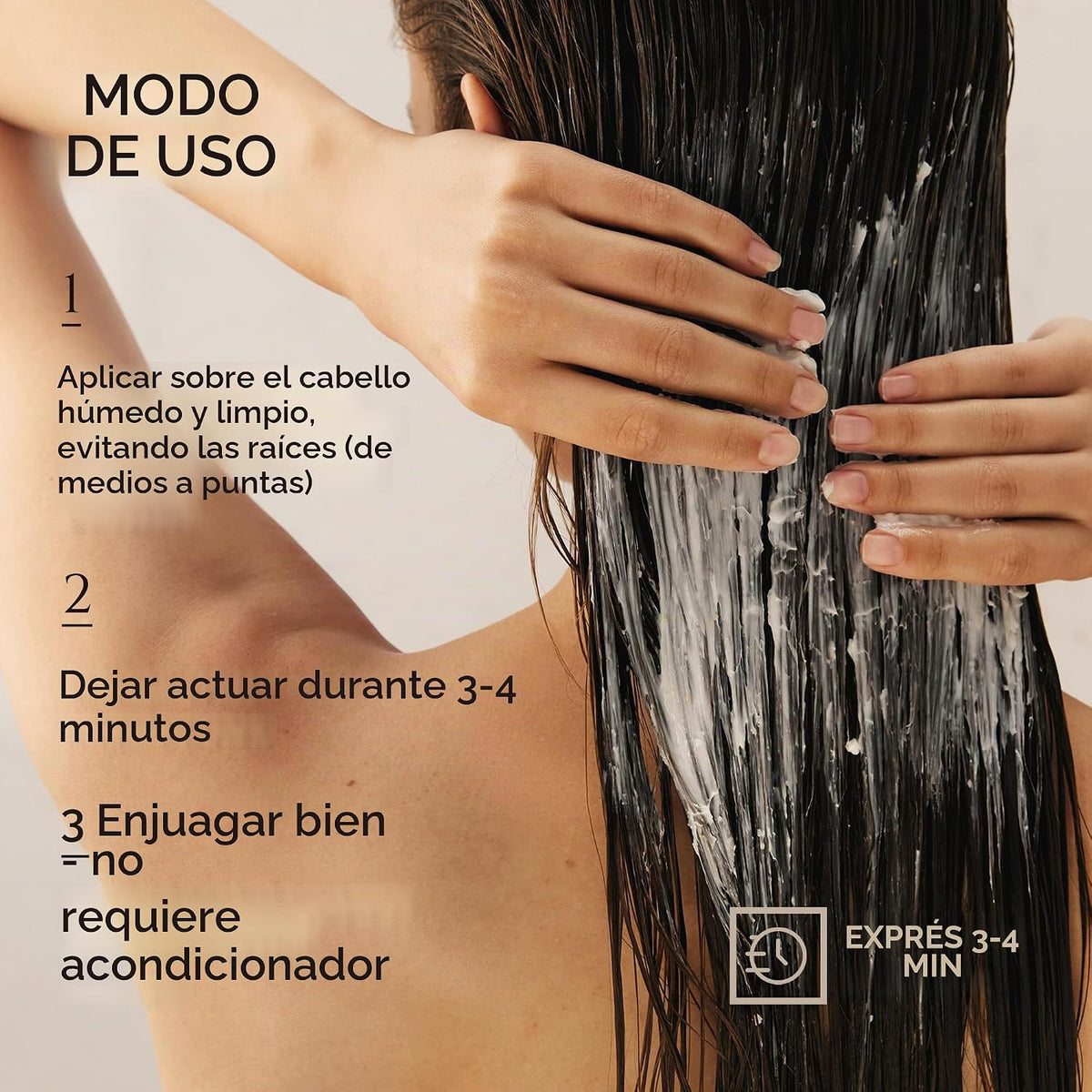 HADAT Mascarilla suavizante con vitamina E para cabello seco y grue...