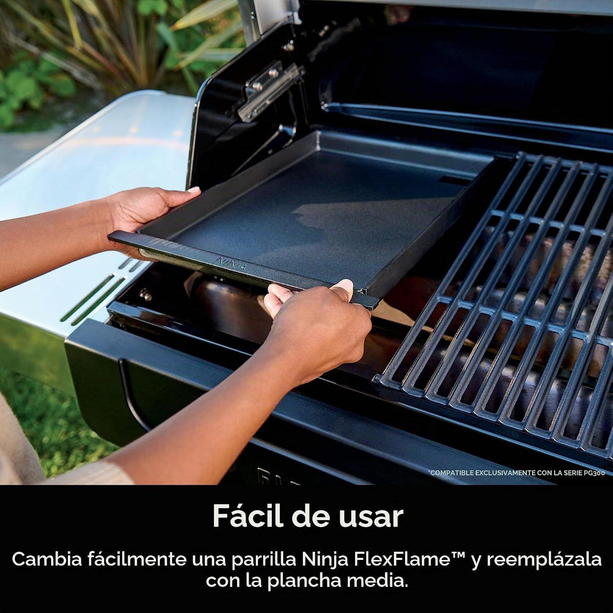 Ninja FlexFlame, Master Grill Pack, sistema de cocción eléctrico y...