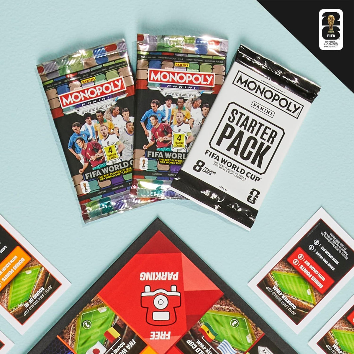 Monopoly Panini Prizm: Fútbol Mundial