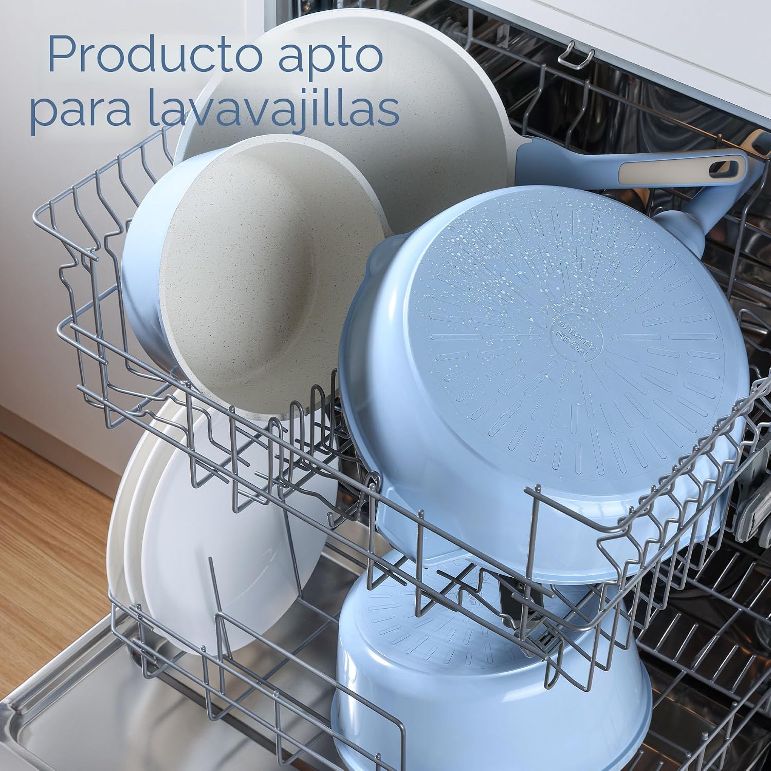 SENSARTE Juego de utensilios de cocina de cerámica antiadherente gr...