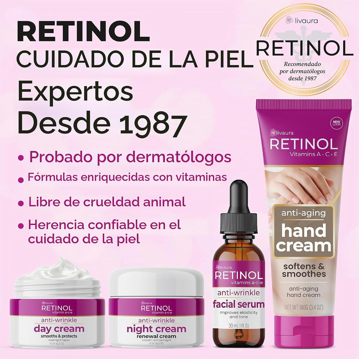 LIVAURA Retinol Radiance Booster - Suero hidratante facial | Radian...