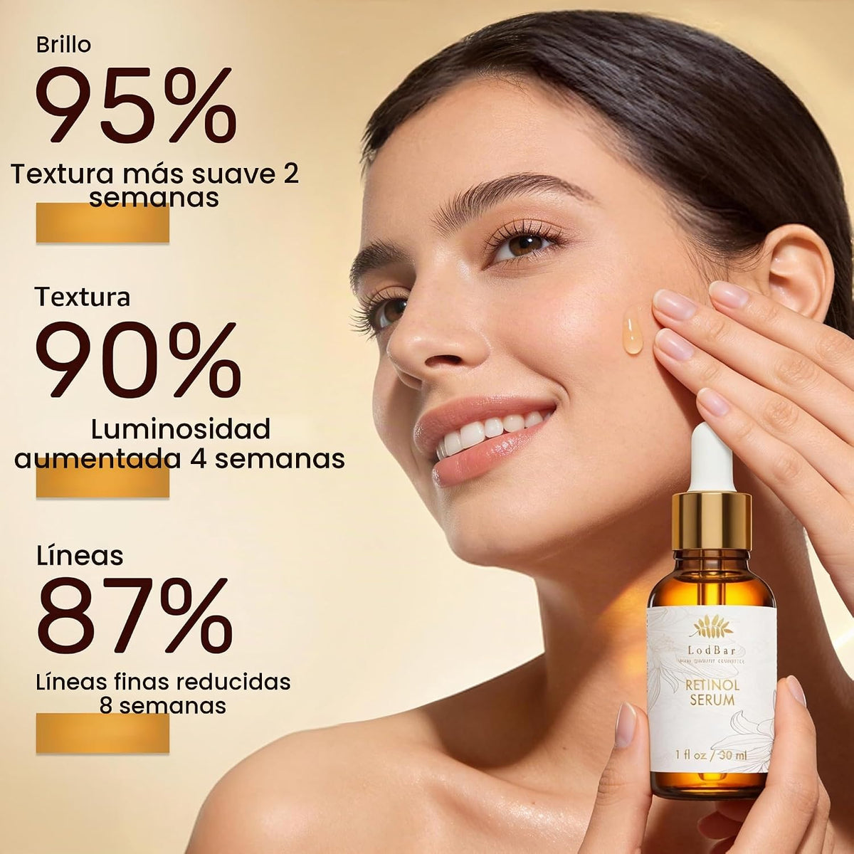 Lodbar Suero de retinol para cara, Bakuchiol Retinol Rejuvenation A...