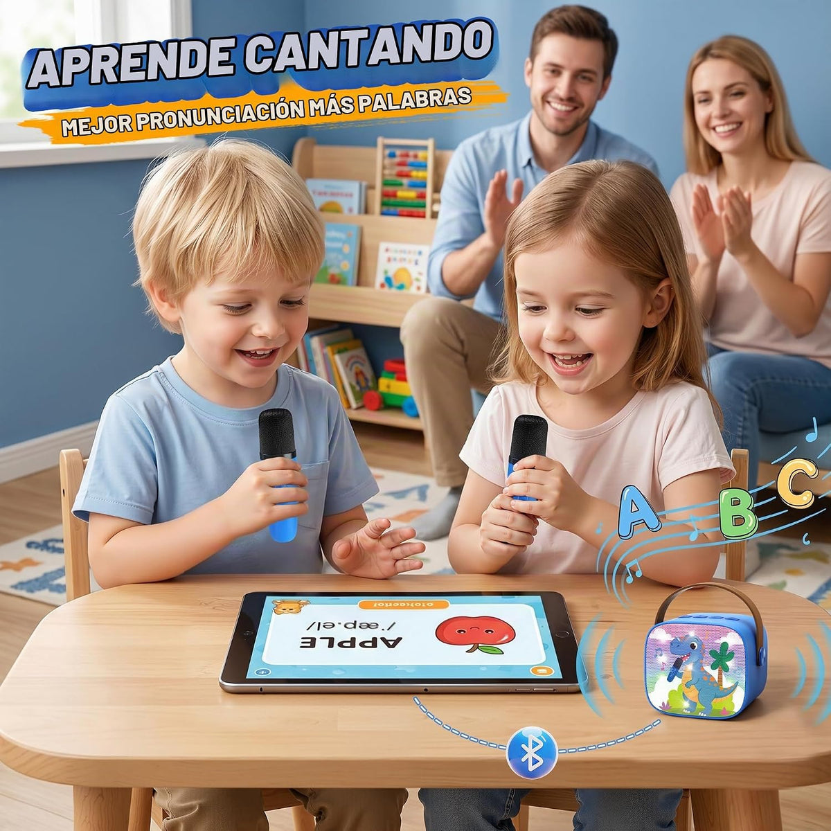 YLL Máquina de karaoke para niños, los mejores regalos de cumpleaño...