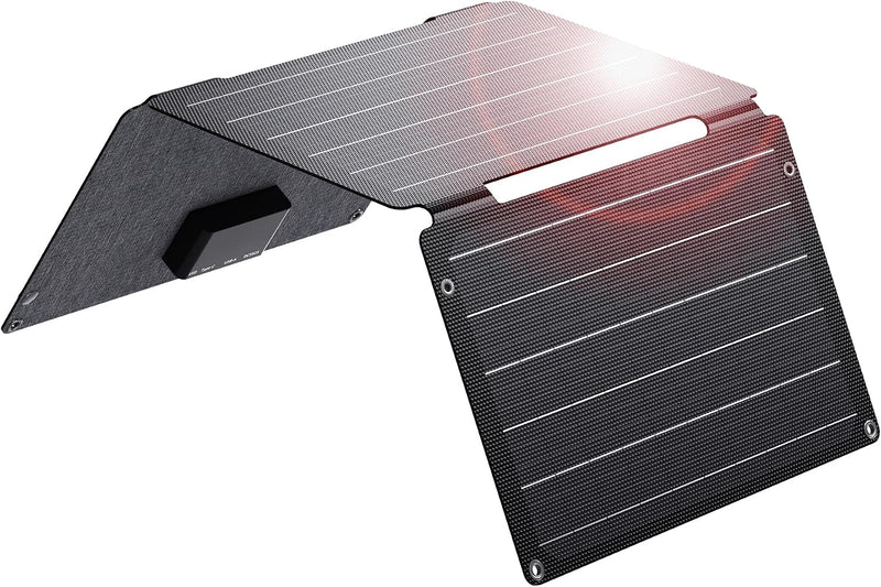 BigBlue - Cargador solar de carga rápida de 30 W con salidas USB-A,...