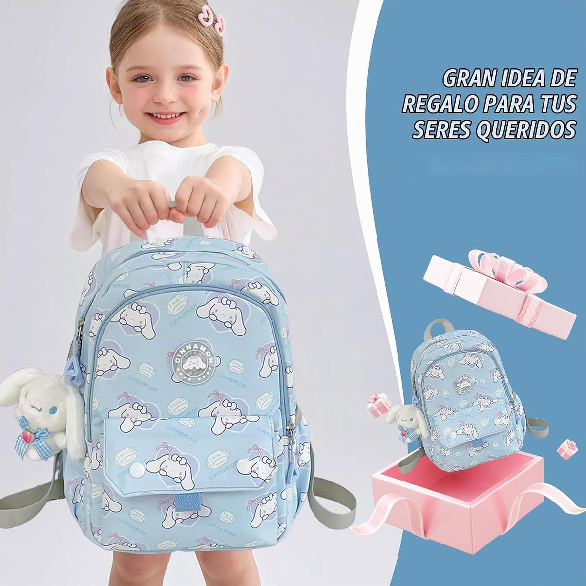 trettitre Mochila linda de anime para estudiantes, bolsa de viaje c...