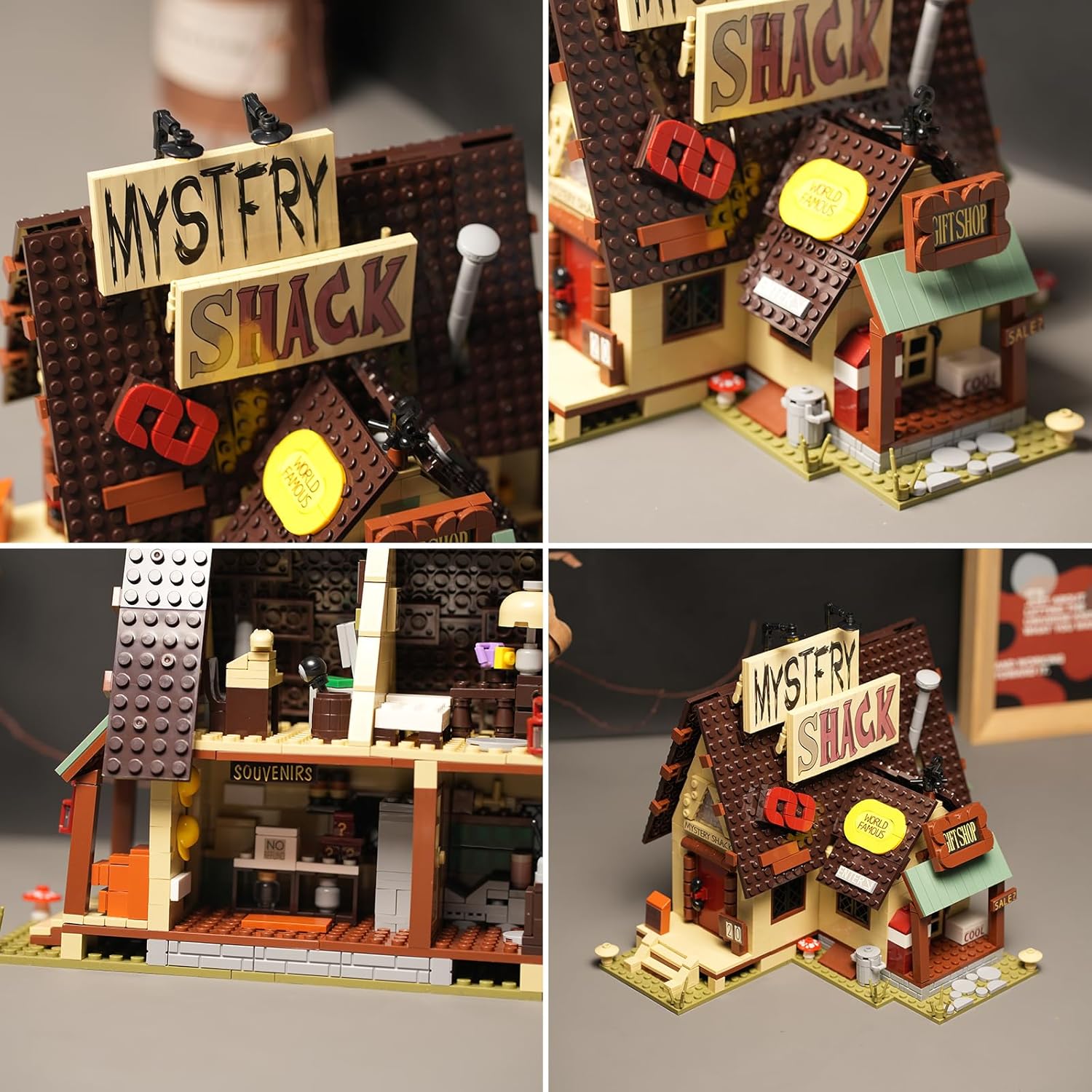 Juegos de construcción de casas de gravedad, colección de juguetes...
