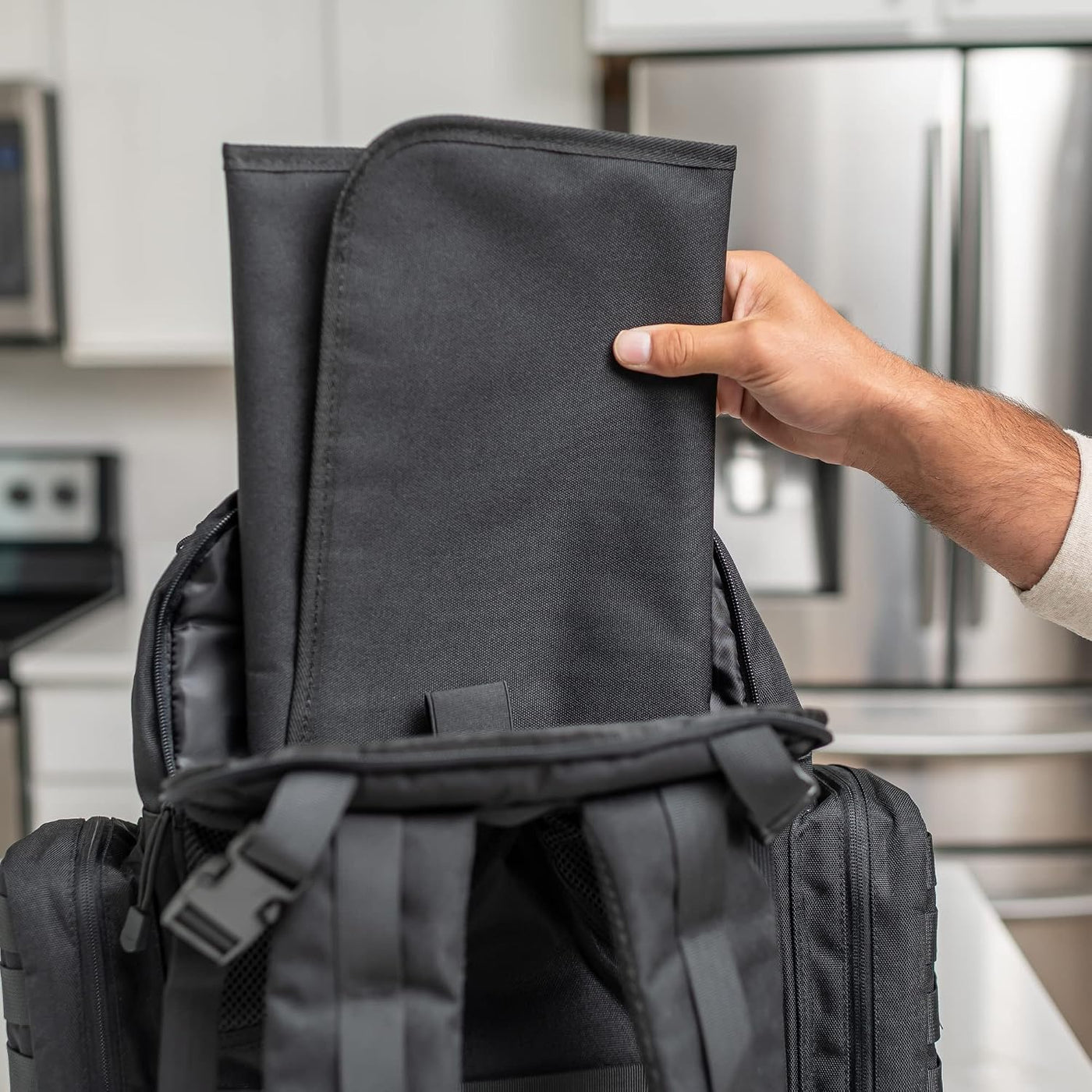 Bolsa de pañales para papá, mochila militar estilo Molle, hecha de...