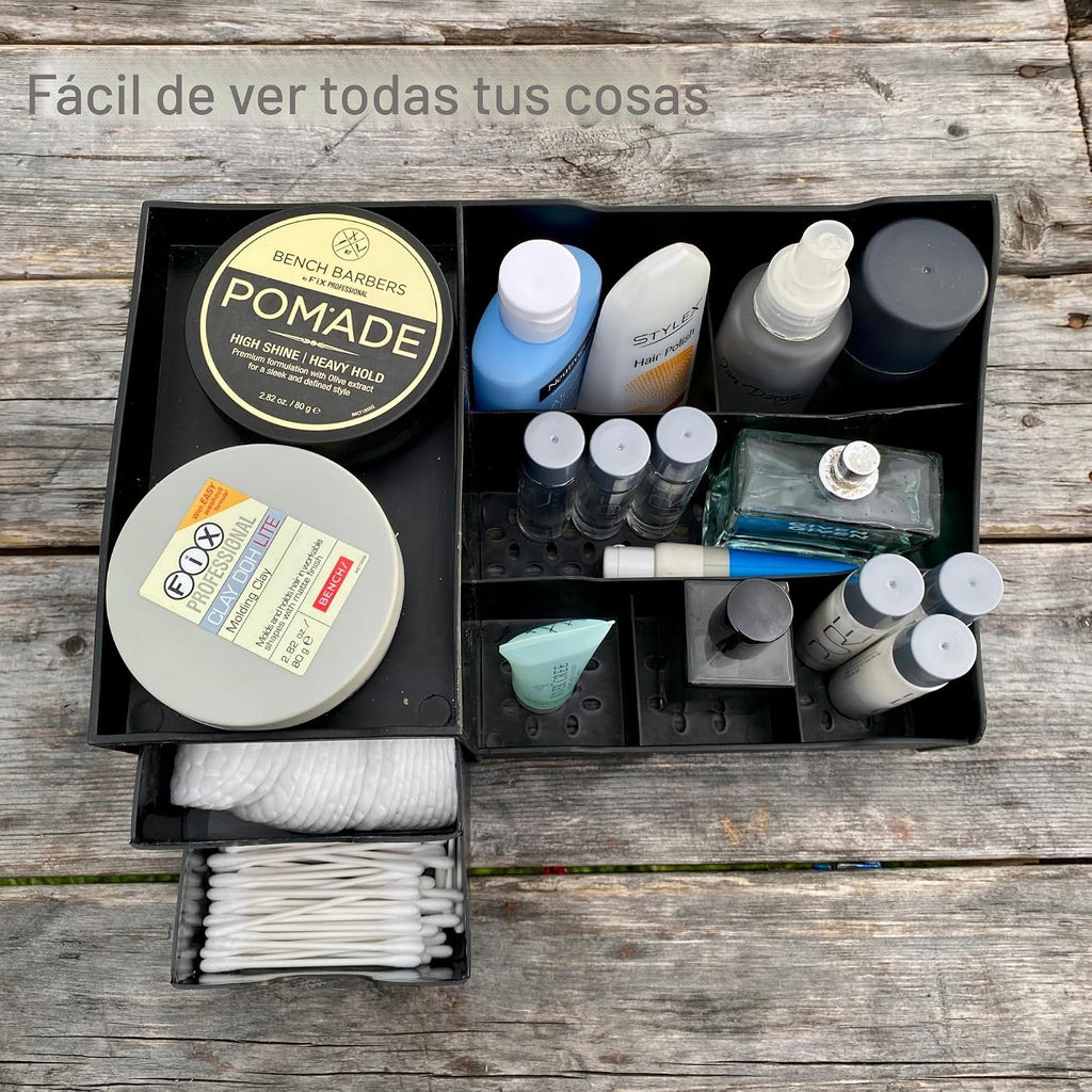 Despejado diseños Maquillaje Organizador con cajones