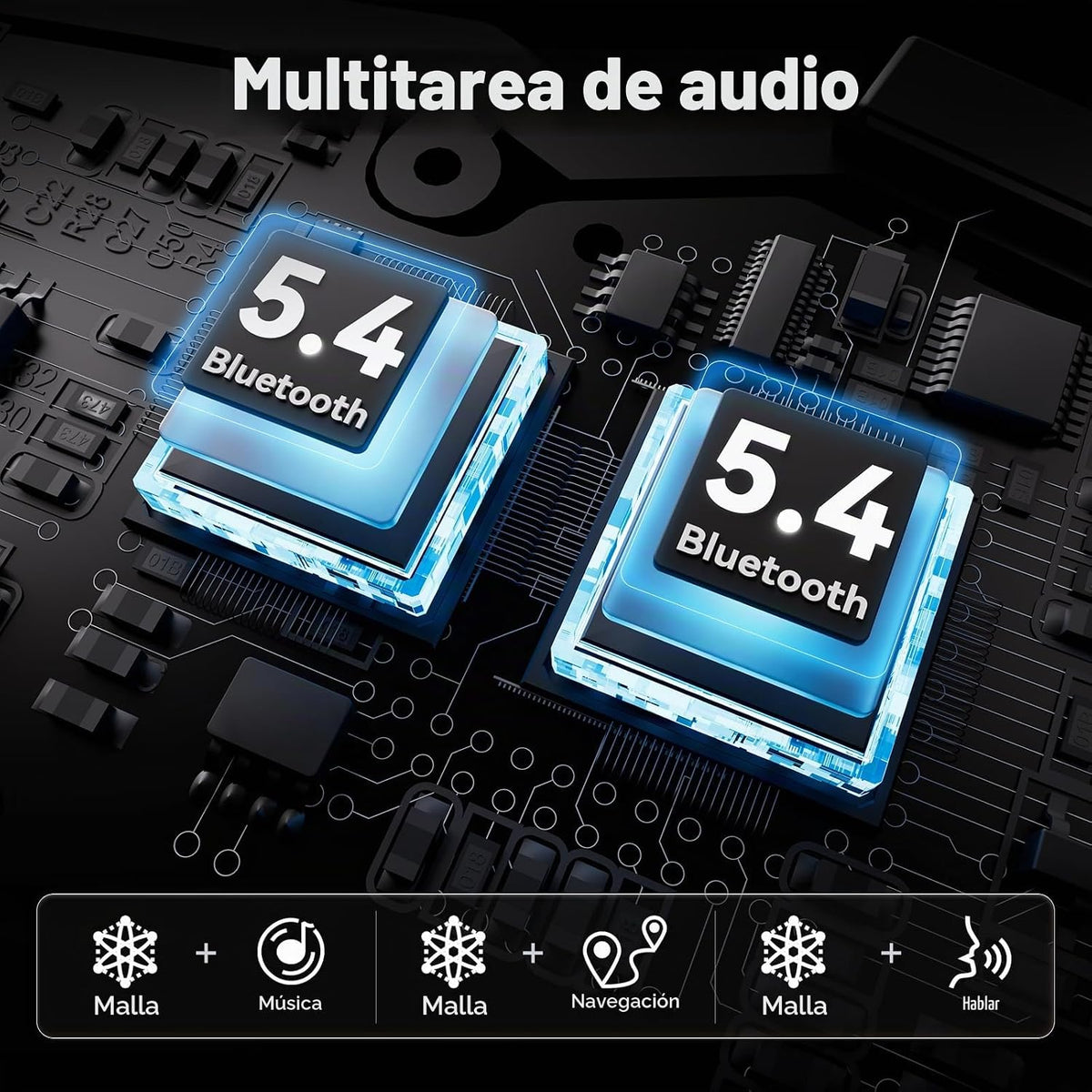 XGP Casco de motocicleta, auriculares Bluetooth, sistemas de comuni...