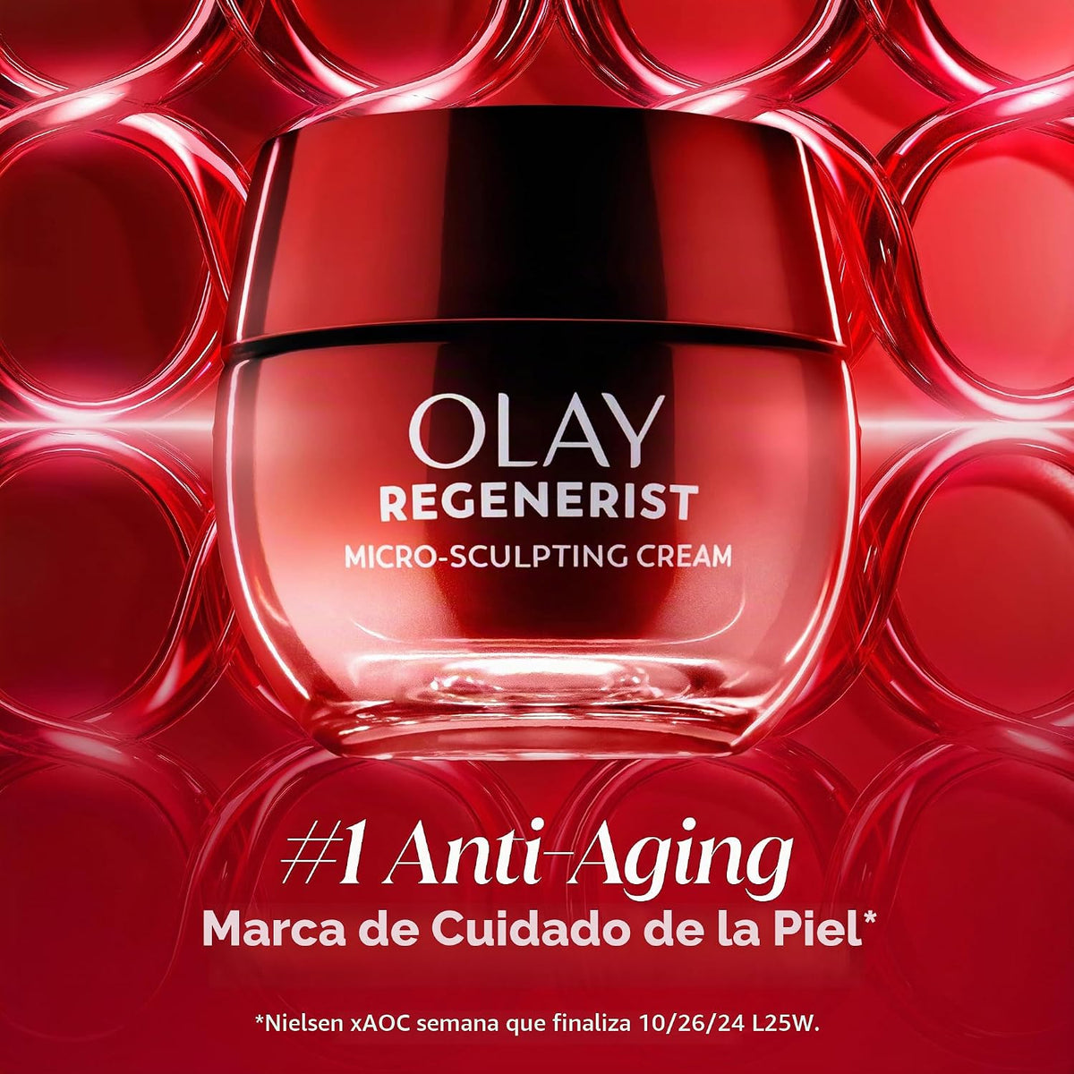 abseits Regenerist - Crema hidratante facial microesculpiente, sin...