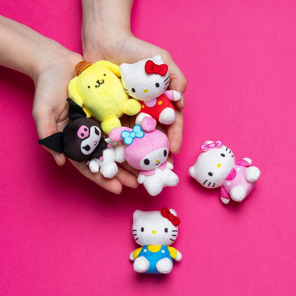 Micro Teenies Hello Kitty y amigos, paquete de 6 - Figura de peluch...