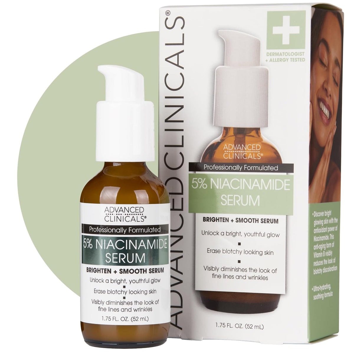 Advanced Clinicals - Suero de Niacinamida | Suero facial de niacina...