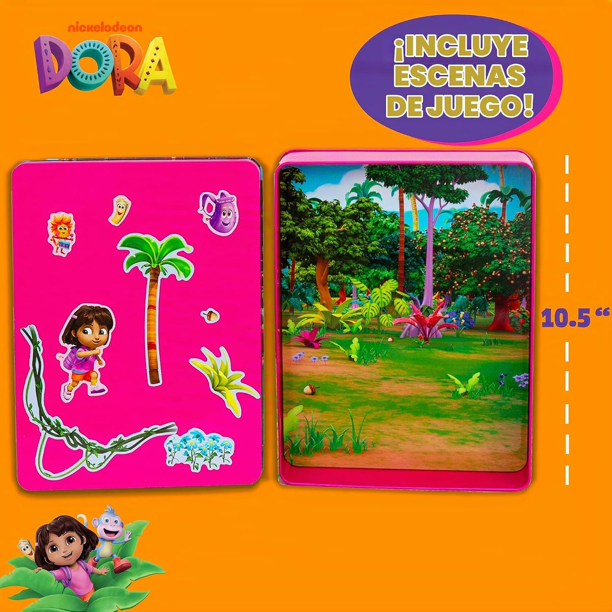 Conjunto de juego magnético de Dora, 75 personajes y accesorios, la...