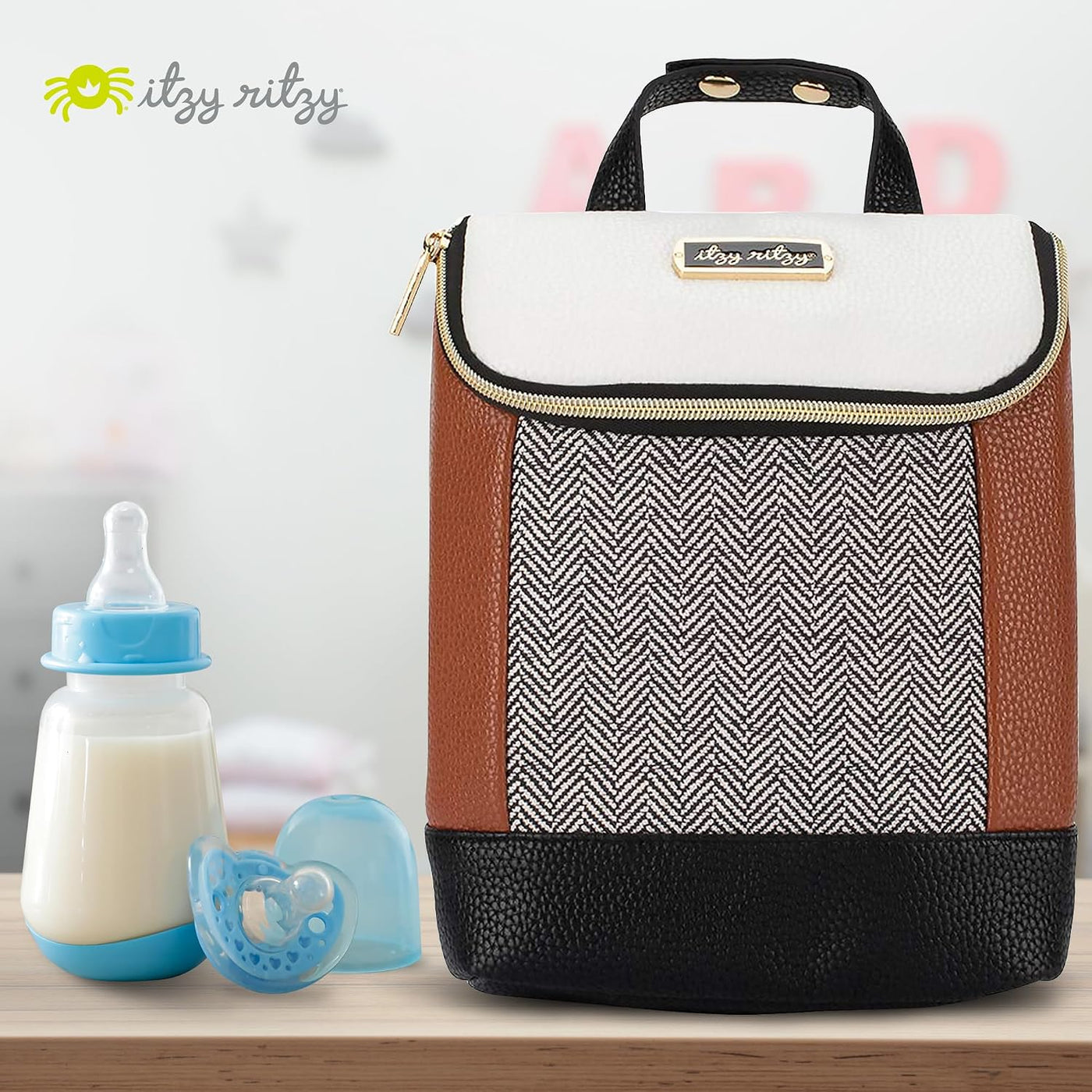 Itzy Ritzy Bolsa aislada para botellas, mantiene las botellas calie...