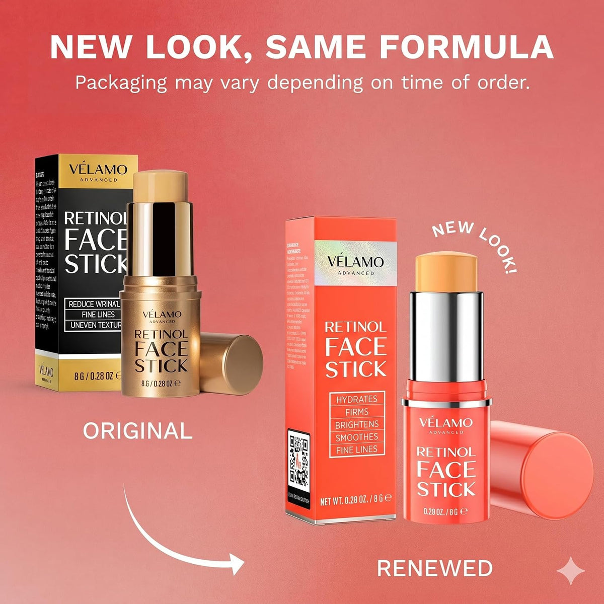 VELAMO ADVANCED Retinol Face Stick \u2013 Reduce las líneas finas,...