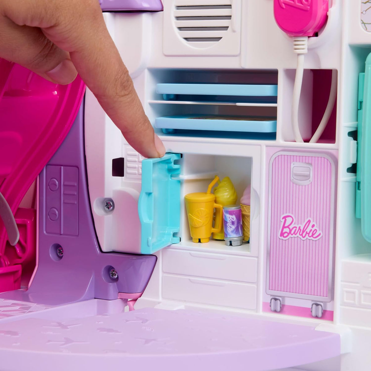 Barbie Juego y accesorios Dream Land Dream Plane | Micrófono de tra...
