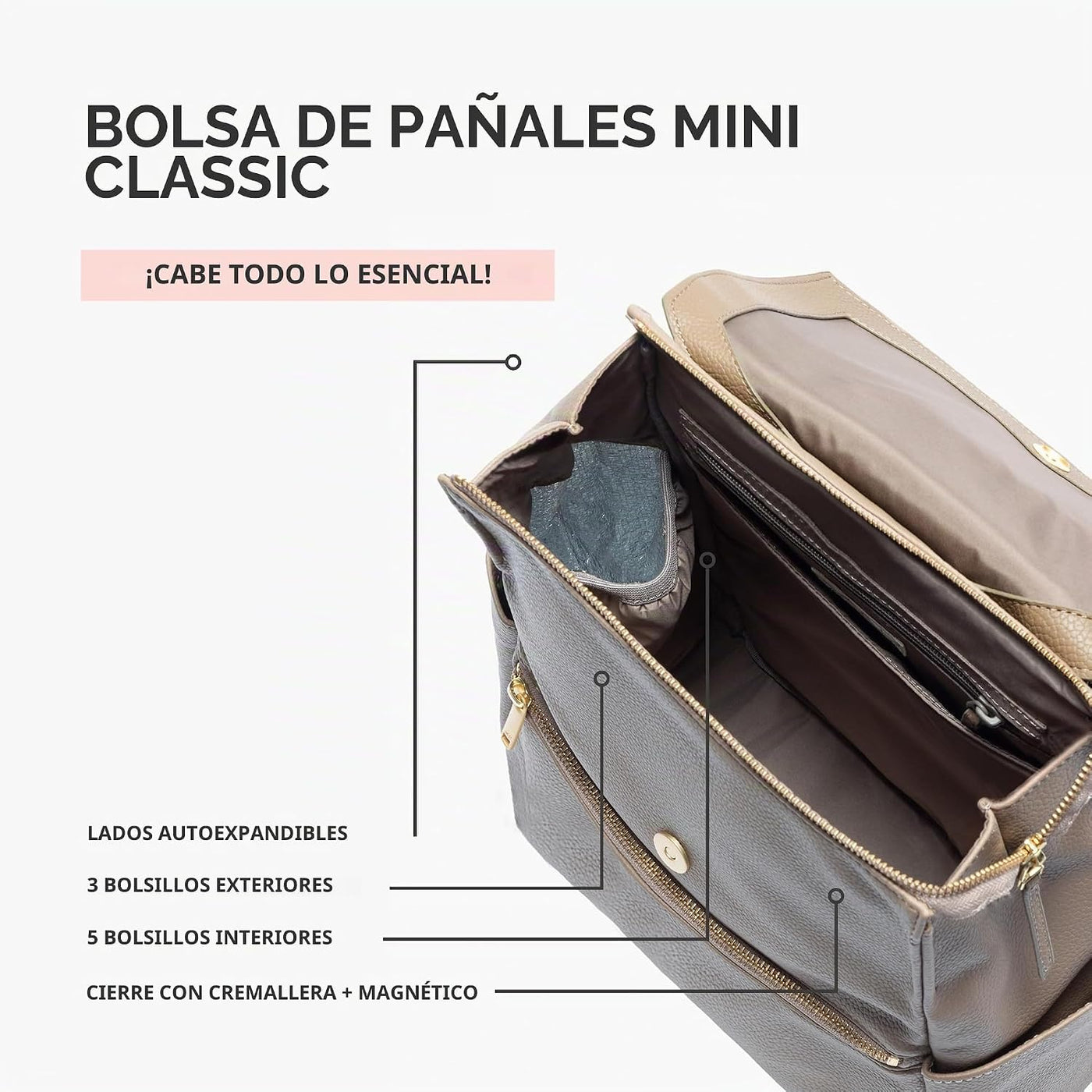 Freshly Picked Mini Pañalera II Mochila \u2013 Bolso pequeño de cue...