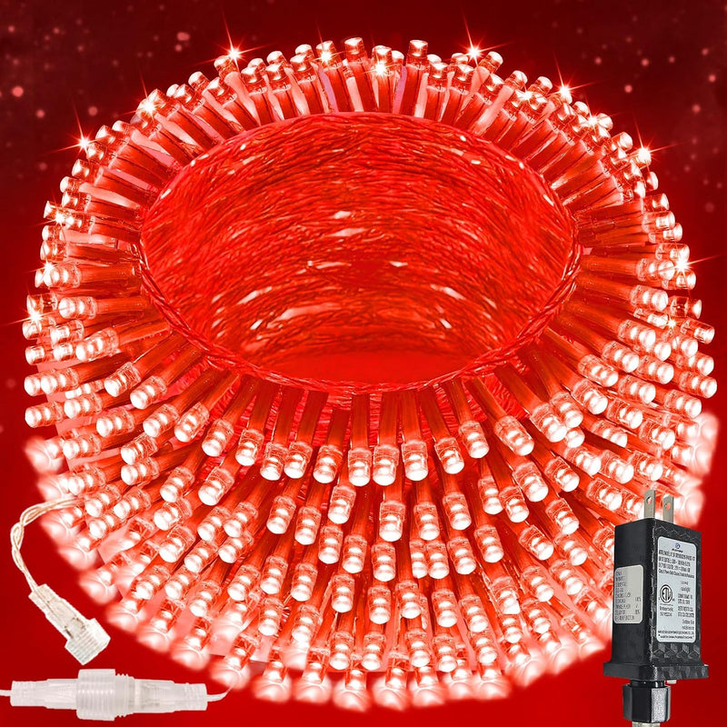 Guirnalda de 200 luces LED conectables, luces de Navidad de 66 pies...