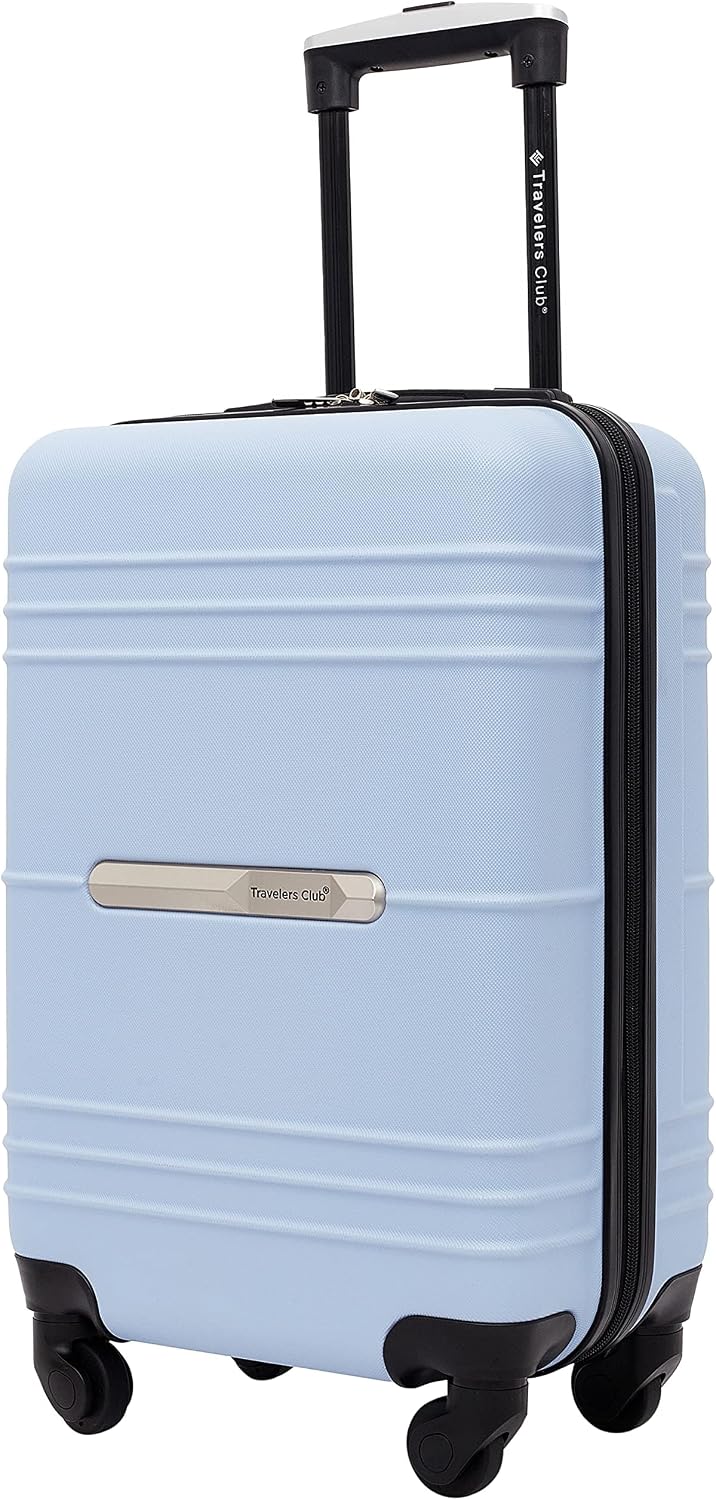 Travelers Club Equipaje de mano Richmond Spinner de 22", Azul,...