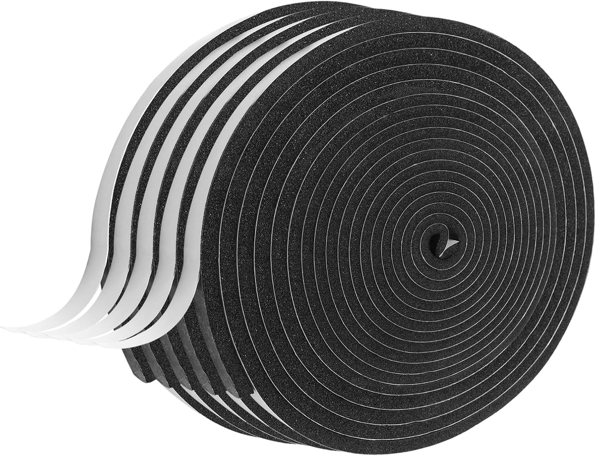 Cinta aislante de espuma autoadhesiva, 1\/2 pulg. x 1\/4 pulg. x 16...