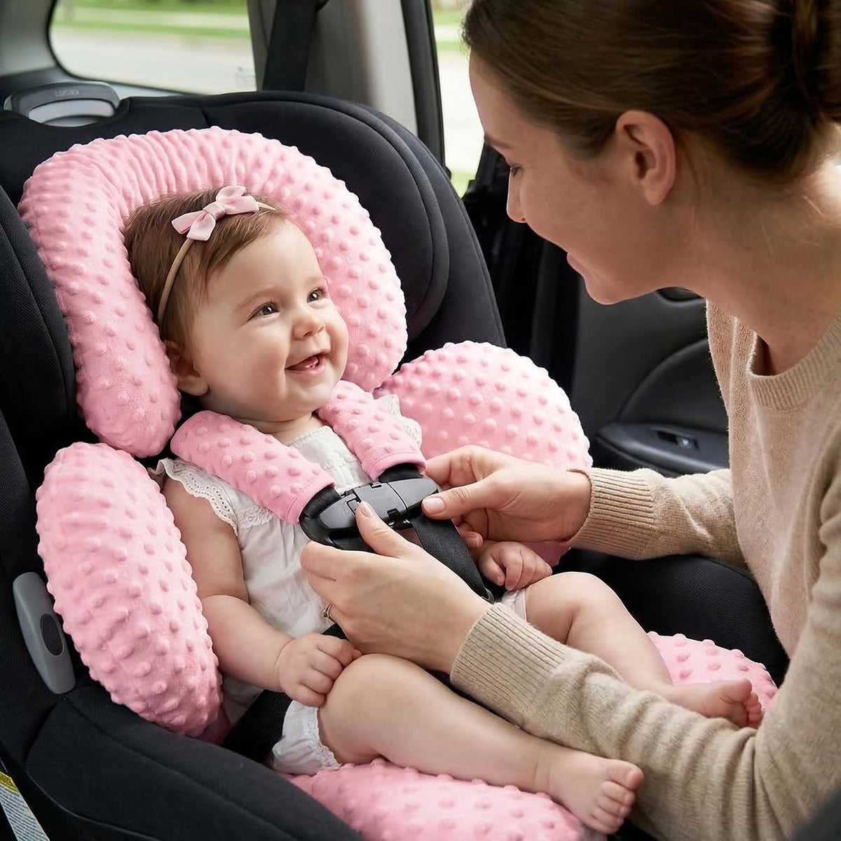 Pro Goleem Inserto de asiento de automóvil infantil, soporte para e...