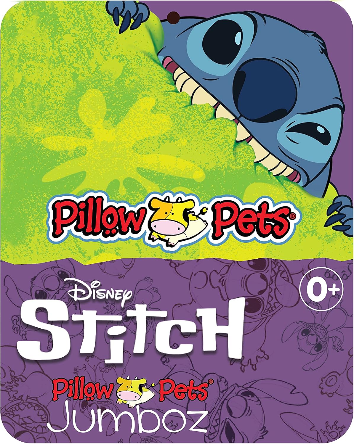 Pillow Pets Disney Stitch, 30 pulgadas, juguete de peluche jumbo |...