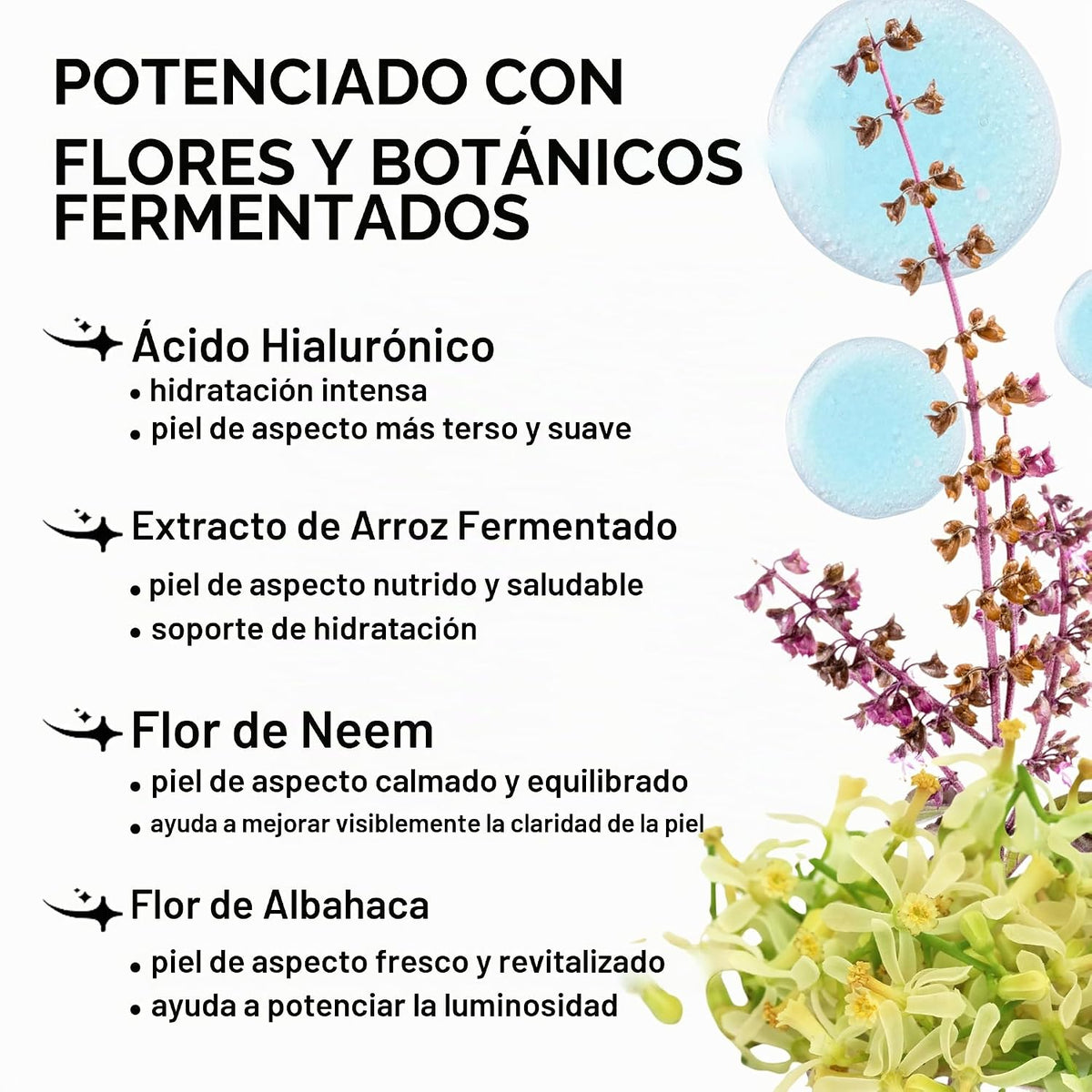 Suero de Aceite Facial Pacifica - Flower Fix Bi-Fásico Hidratante p...