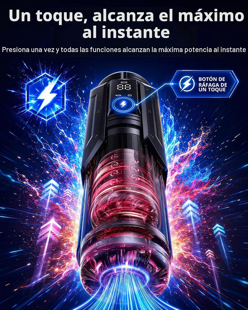 Juguetes sexuales para hombres Bomba de pene - EINSEO AI Sync Mastu...