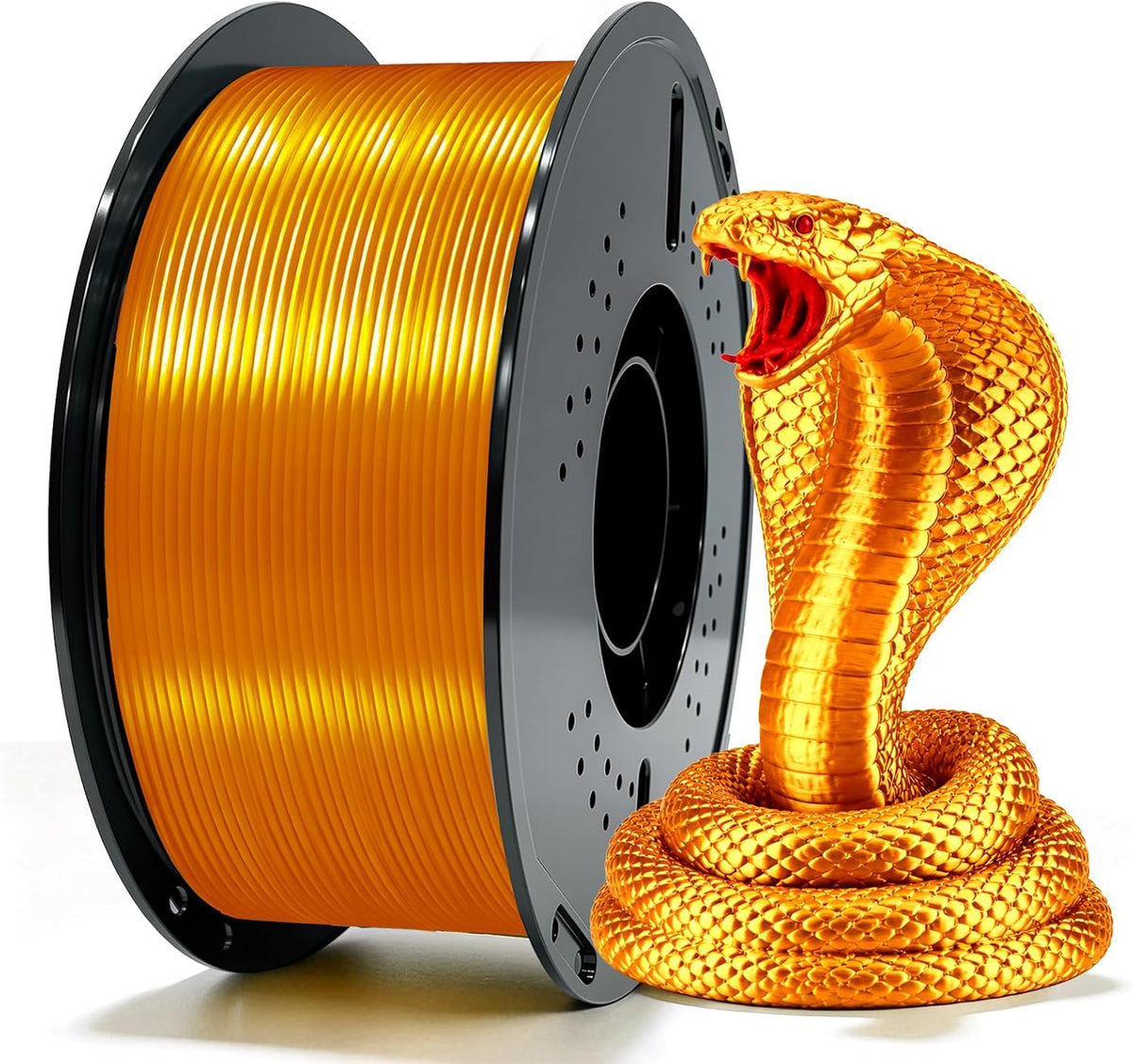 Colourbing Filamento de impresora 3D PLA+ de seda preseca de 0.069...