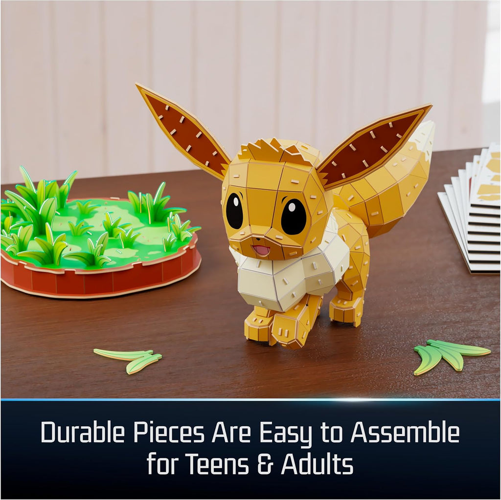 4D Build Pokémon Eevee - Kit de modelo de rompecabezas 3D, decoraci...