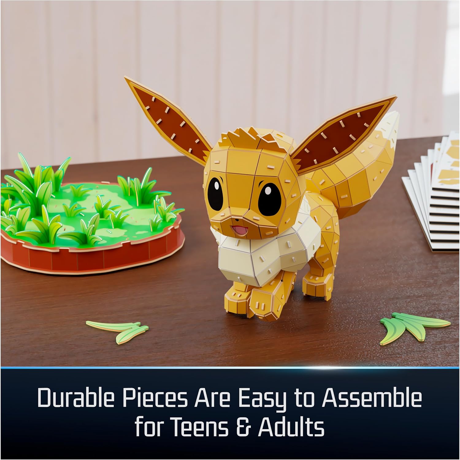4D Build Pokémon Eevee - Kit de modelo de rompecabezas 3D, decoraci...