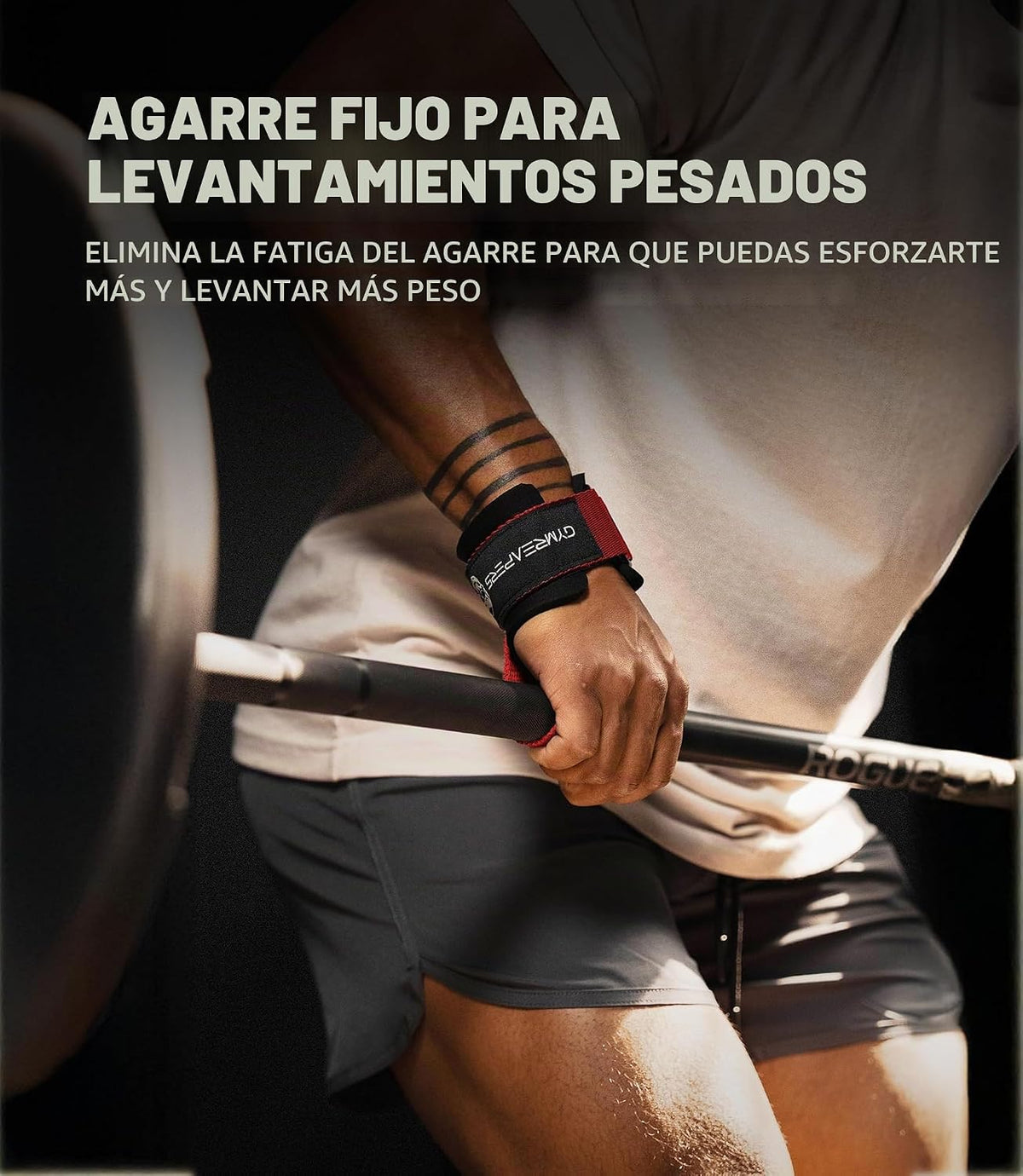 Gymreapers Correas de Levantamiento de Pesas con Clavija - Correas...