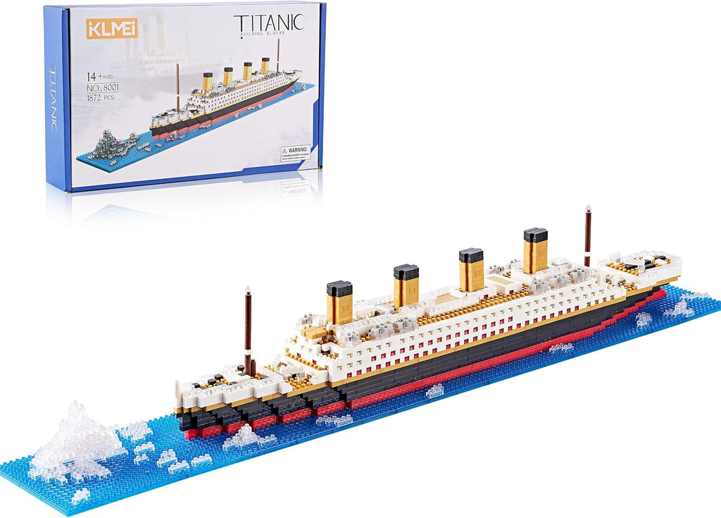 Juego de bloques de construcción Titanic, kit de modelo de crucero...