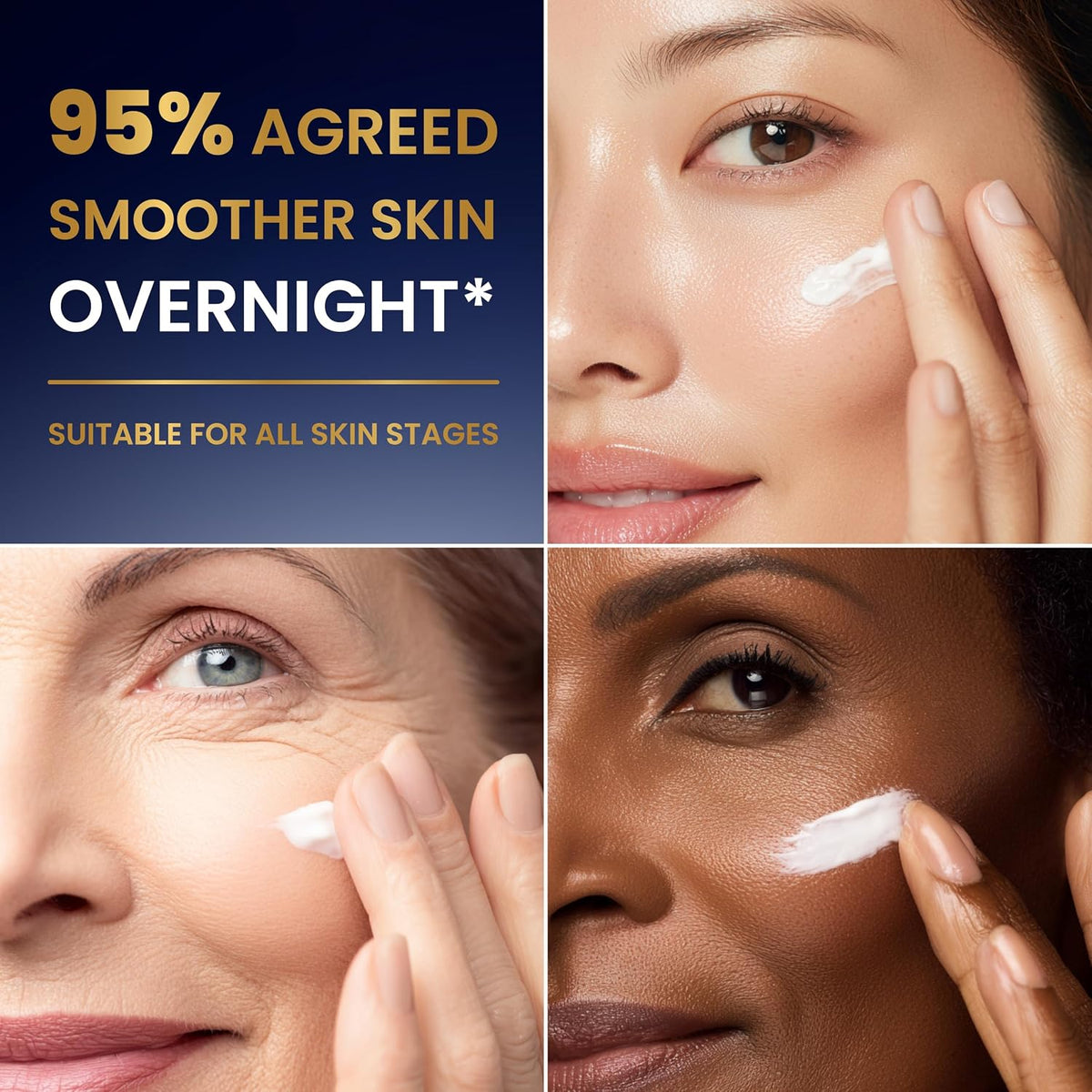 Crema de noche para mujeres antienvejecimiento - Hidratante nocturn...