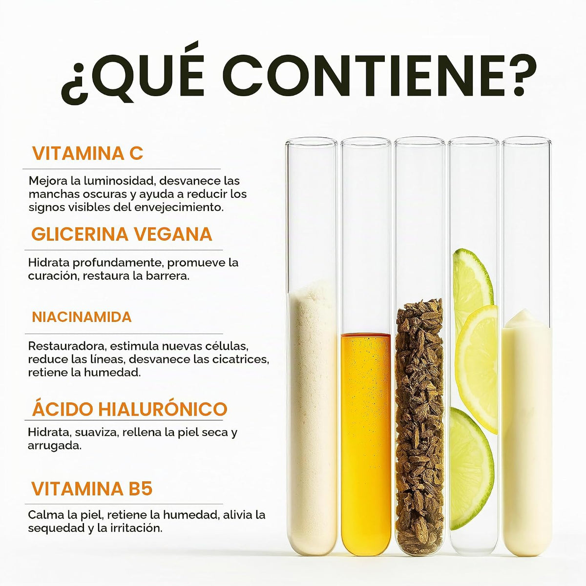 Azure - Suero de vitamina C para rostro con ácido hialurónico, fórm...