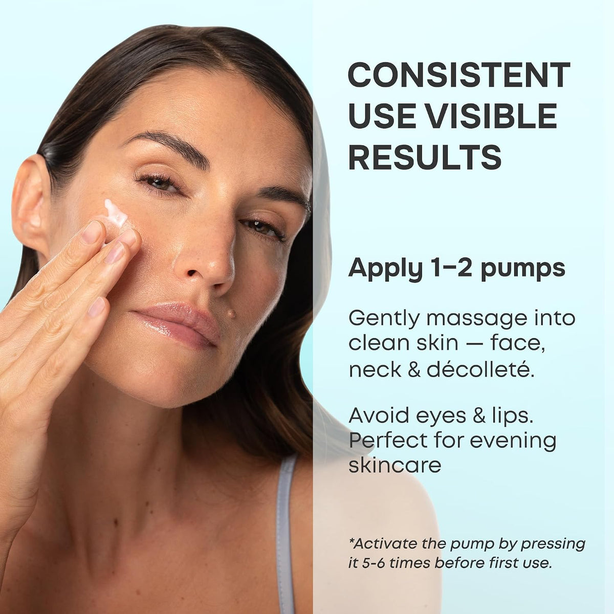 Suero de colágeno y máscara facial hidratante con retinol y ácido h...